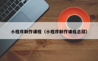 甘孜小程序制作课程（小程序制作课程总结）