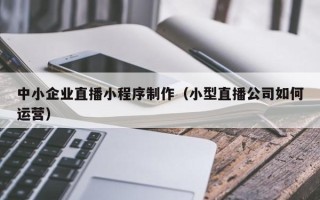 甘孜中小企业直播小程序制作（小型直播公司如何运营）